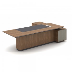 Sleek Wood Modern Height Adjustable Table