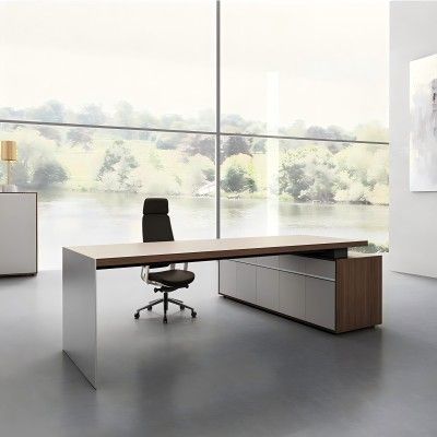 L-Shaped Executive Desk