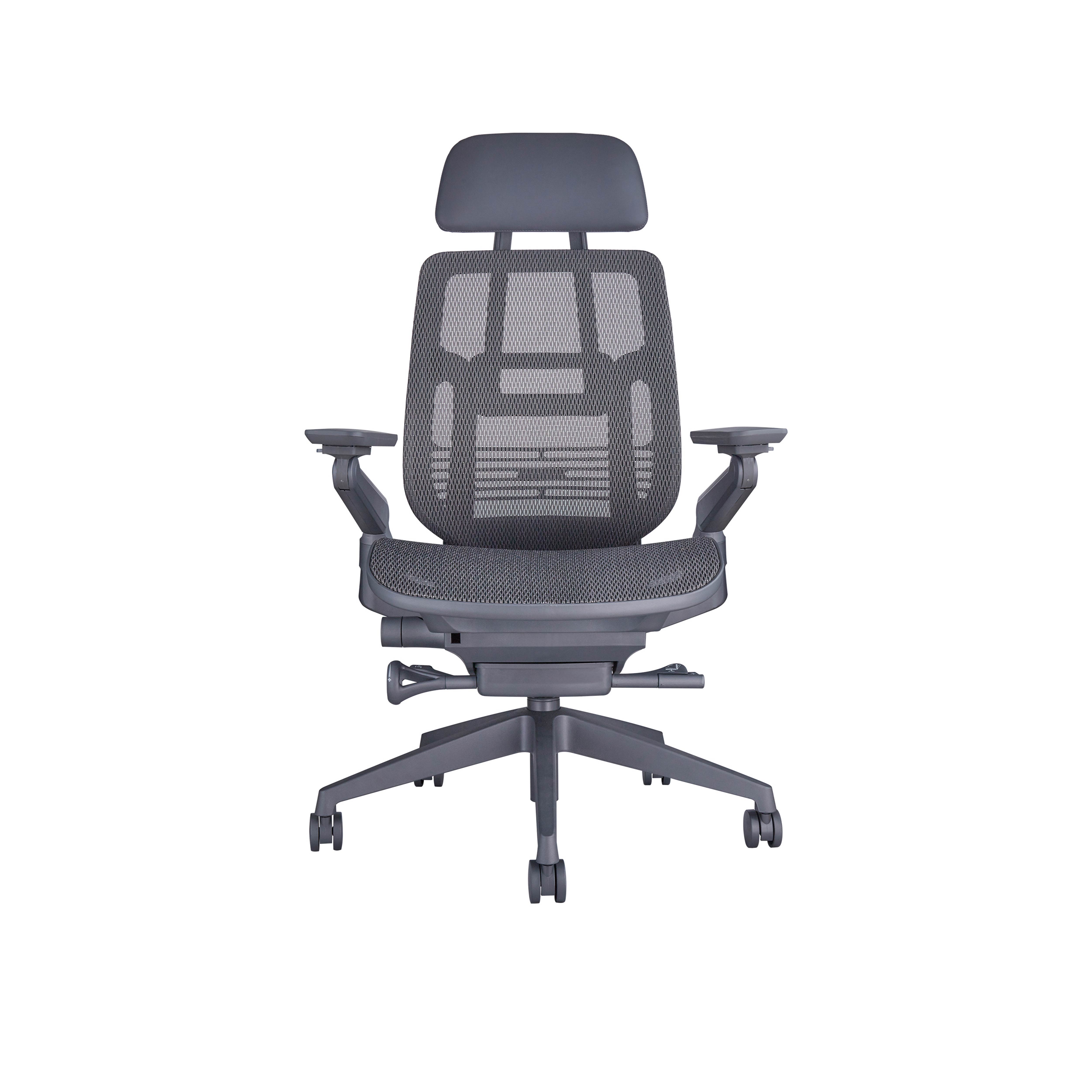 Full Mesh Ergonomic Office Chair With Headrest 4D Armrest